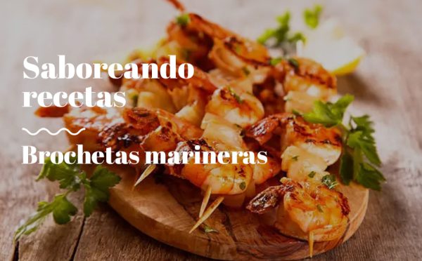 Brochetas marineras